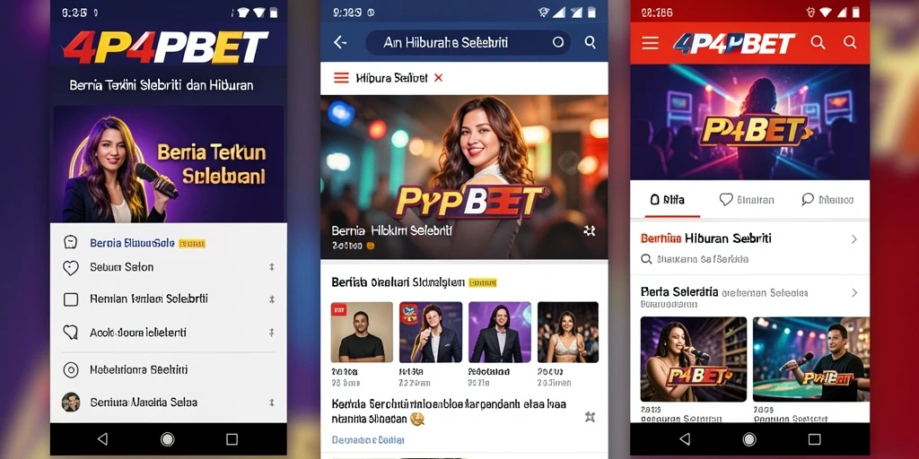 Antarmuka pengguna 4P4PBET yang menarik dan informatif.