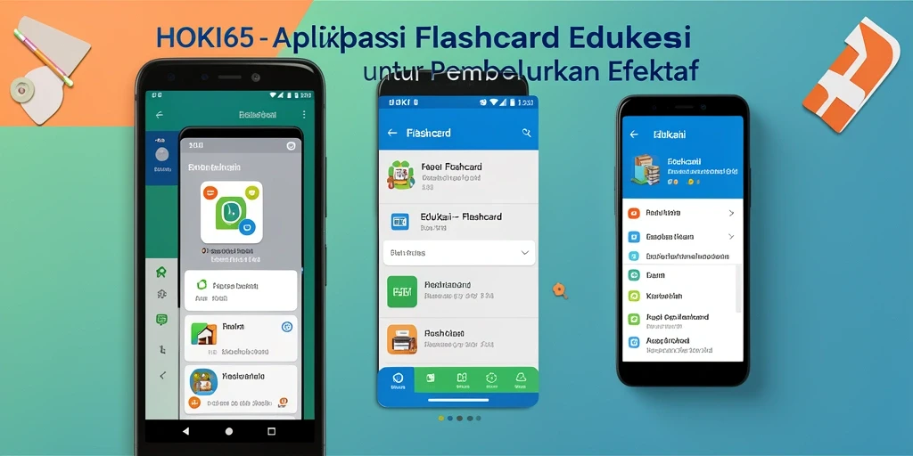 Antarmuka HOKI65 yang interaktif dan menarik untuk belajar dengan Flashcard.