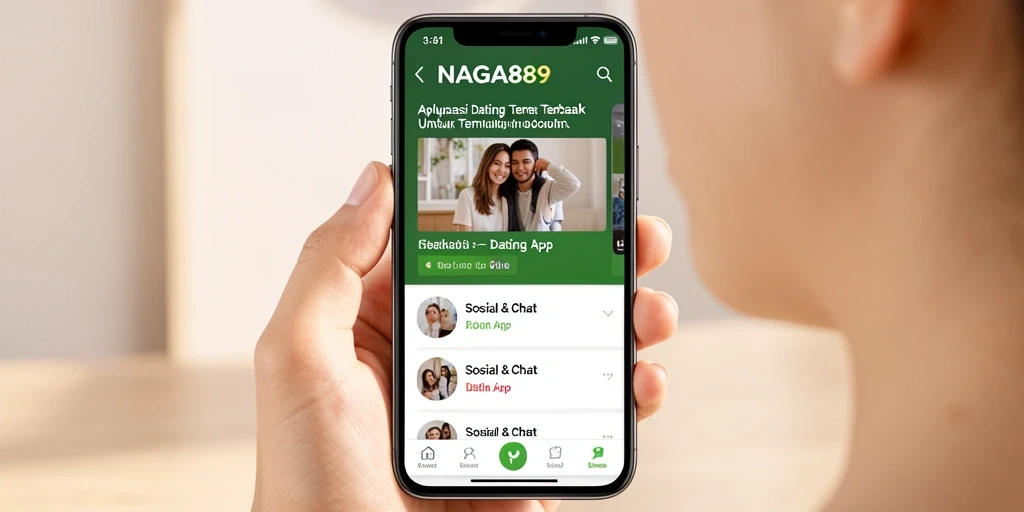 Antarmuka pengguna NAGA889 yang menarik dan interaktif.