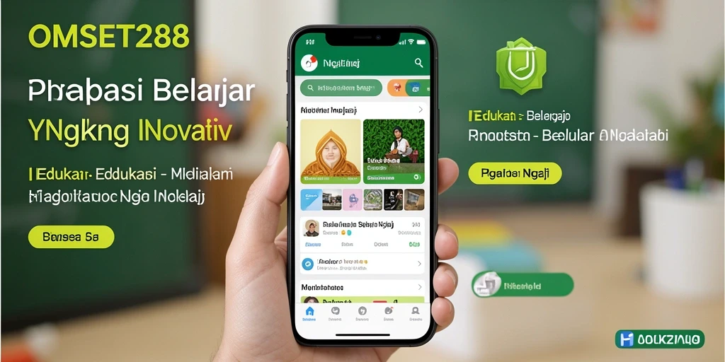 Tampilan antarmuka aplikasi OMSET288 untuk Belajar Ngaji yang intuitif.