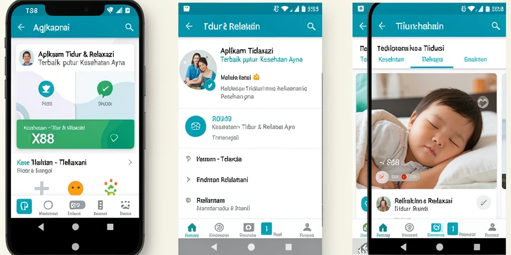 Antarmuka X88 yang menawan dan fungsional untuk Tidur & Relaksasi.